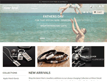Tablet Screenshot of minordetail.com